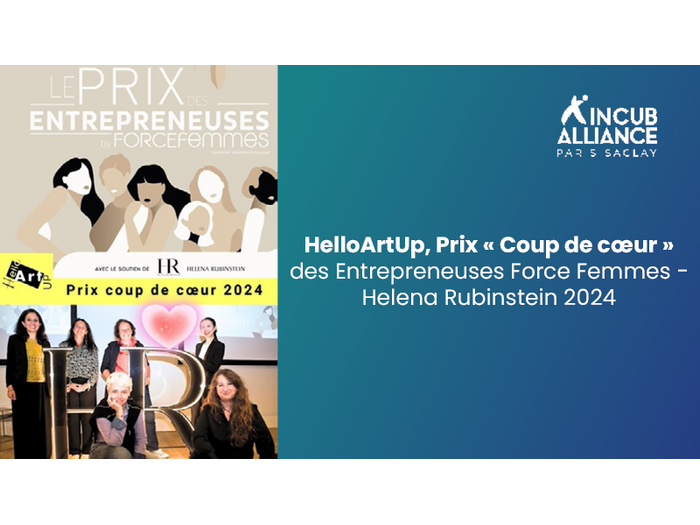 HelloArtUp, Prix « Coup de cœur » des Entrepreneuses Force Femmes- Helena Rubinstein 2024