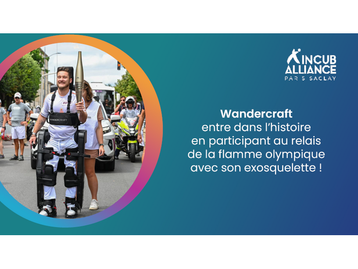 Wandercraft entre dans l'histoire en participant au relais de la flamme olympique avec son exosquelette !